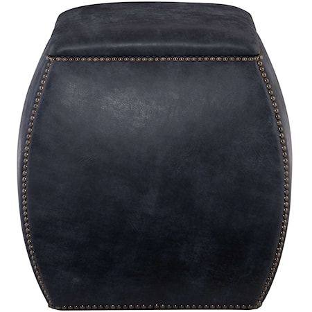 Delta Leather Ottoman